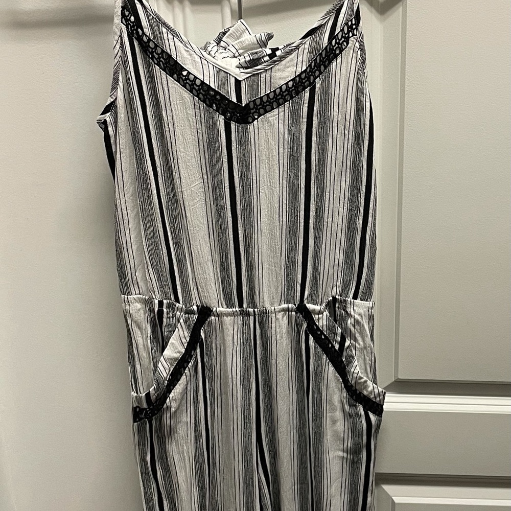 Striped romper